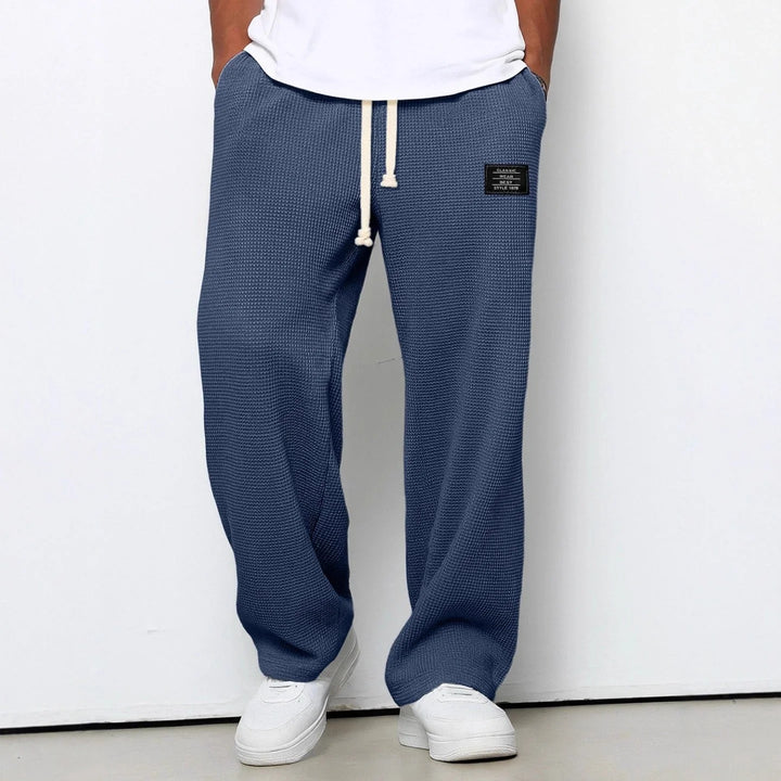 Ginette | Men's Relaxed Wide-Leg Drawstring Pants