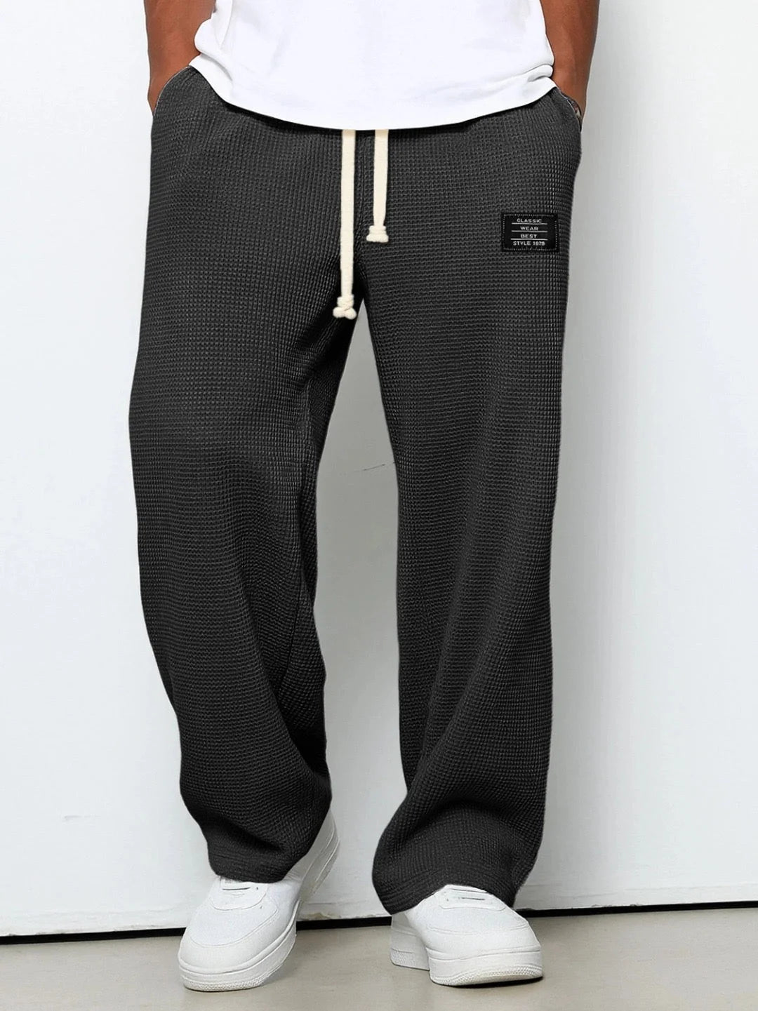 Ginette | Men's Relaxed Wide-Leg Drawstring Pants