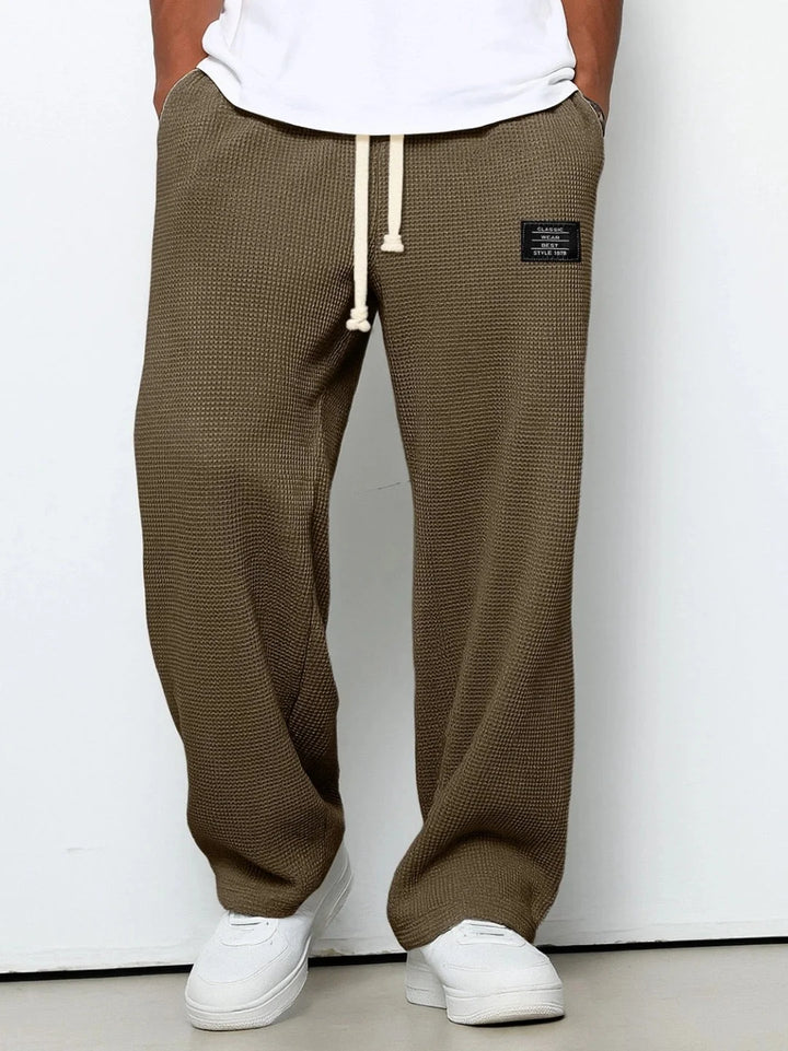 Ginette | Men's Relaxed Wide-Leg Drawstring Pants