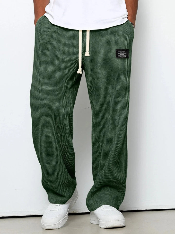 Ginette | Men's Relaxed Wide-Leg Drawstring Pants