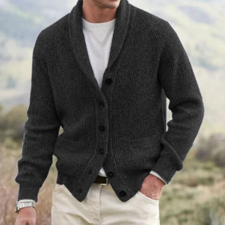 Gordon | Men's Shawl Collar Button-Front Cardigan
