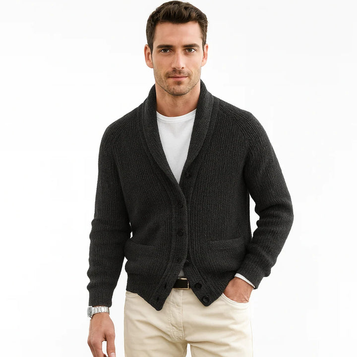 Gordon | Men's Shawl Collar Button-Front Cardigan