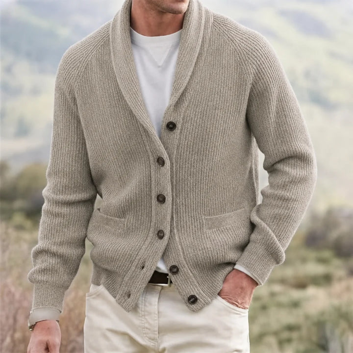 Gordon | Men's Shawl Collar Button-Front Cardigan