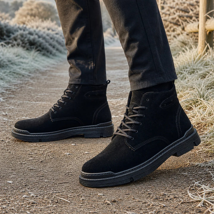 Graham | Men's Round Toe Ankle Lace Up Boots