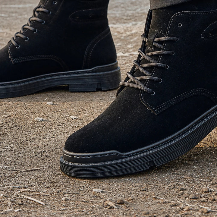 Graham | Men's Round Toe Ankle Lace Up Boots