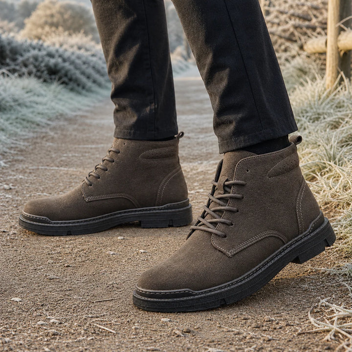 Graham | Men's Round Toe Ankle Lace Up Boots
