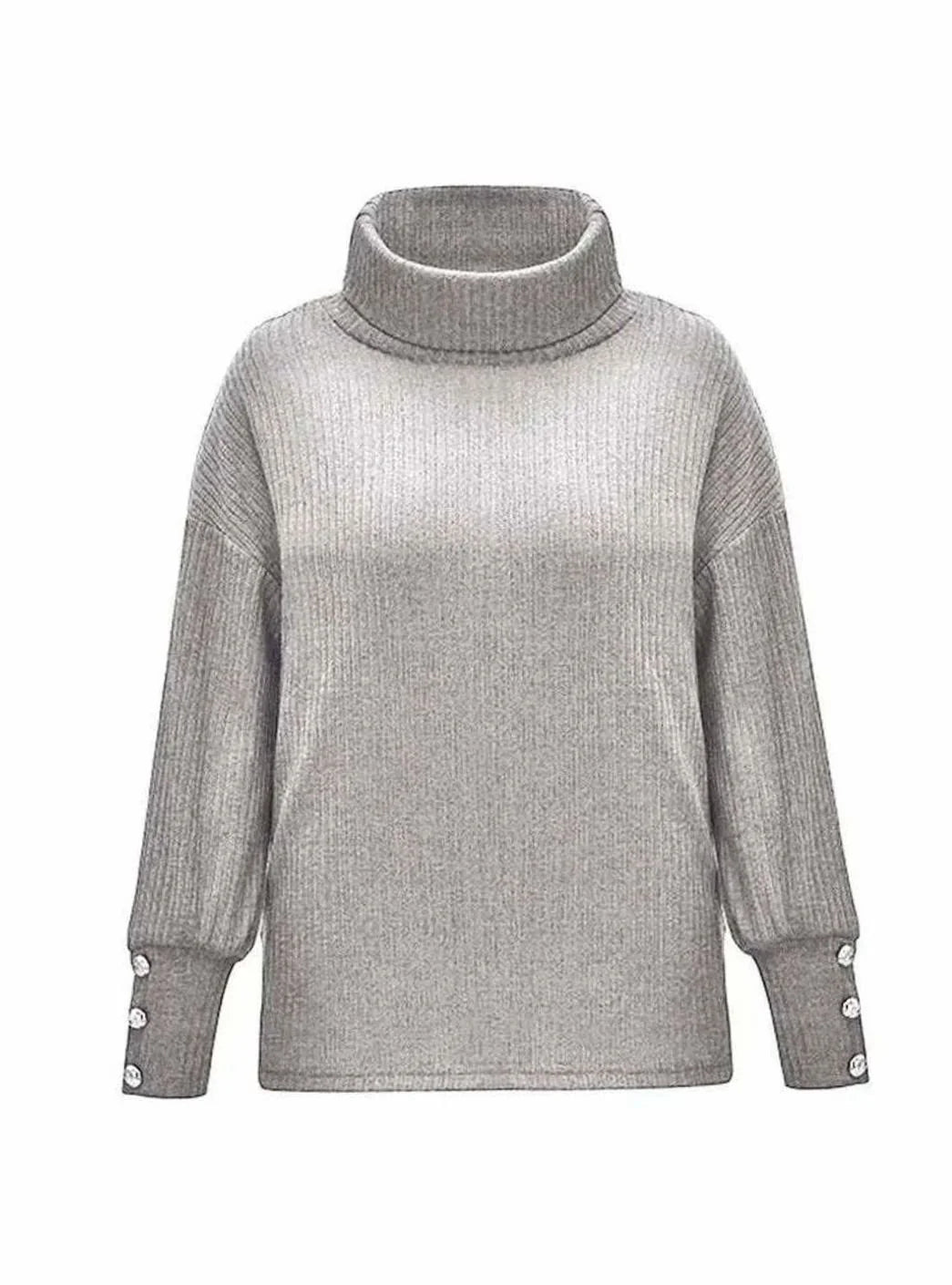 Haley | Women's Cowl Neck Ribbed Jumper