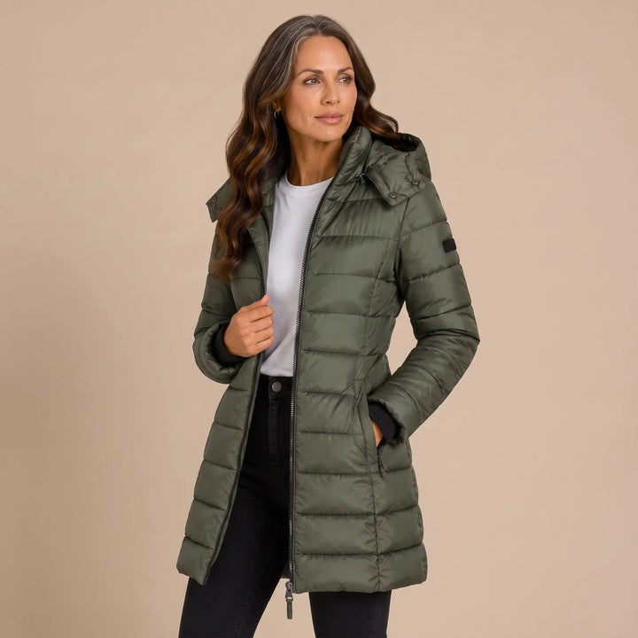 Imogen | Women's Hooded Longline Puffer Coat