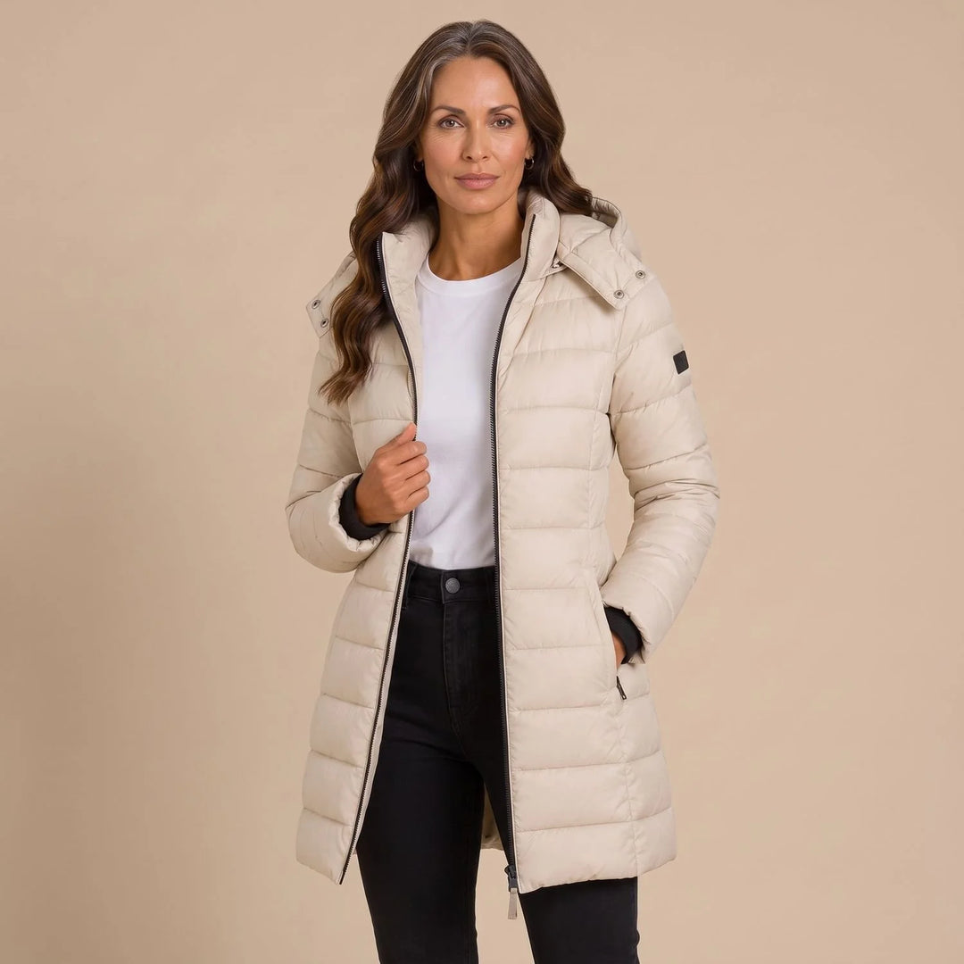 Imogen | Women's Hooded Longline Puffer Coat