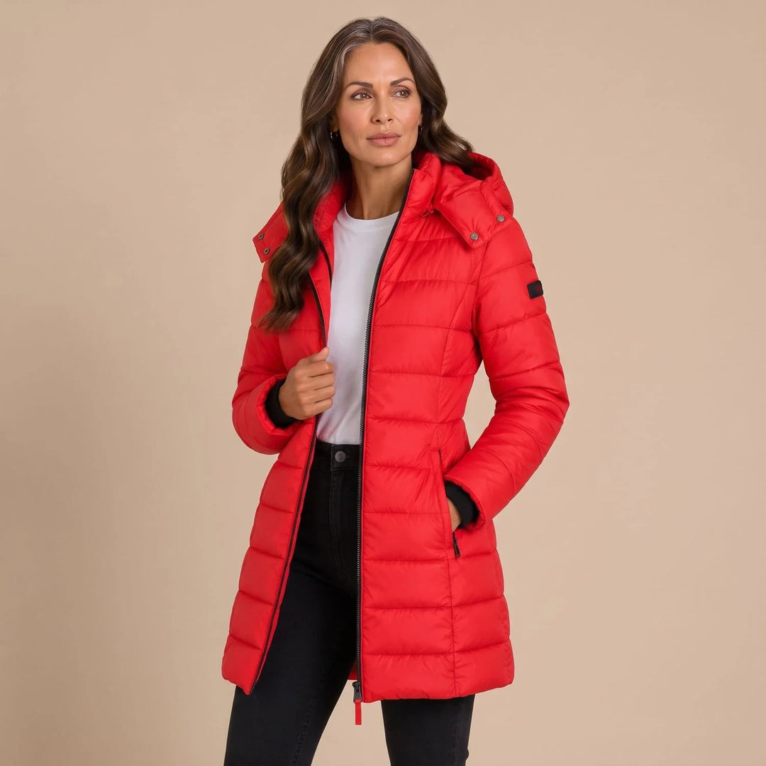 Imogen | Women's Hooded Longline Puffer Coat