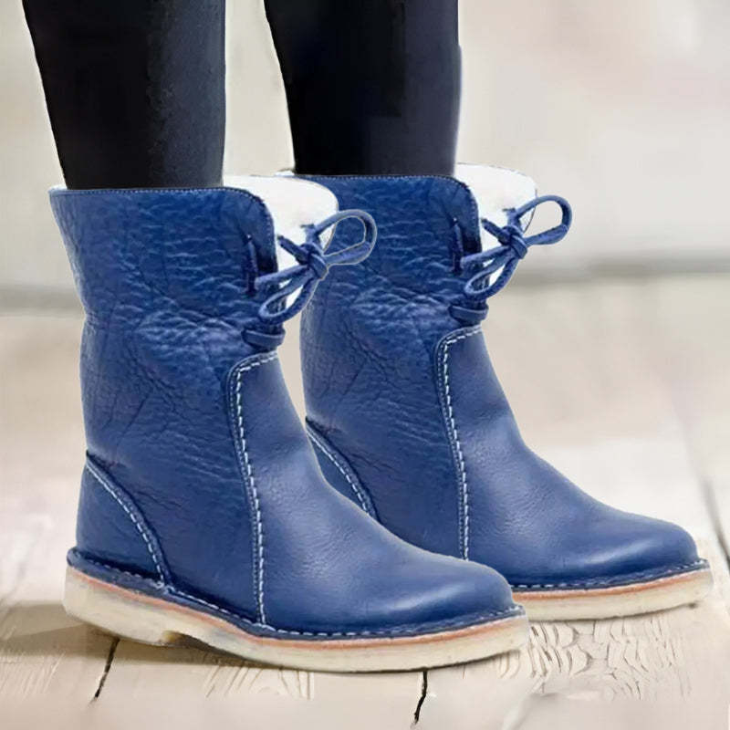 Iona | Women's Lined Pull On Snow Boots