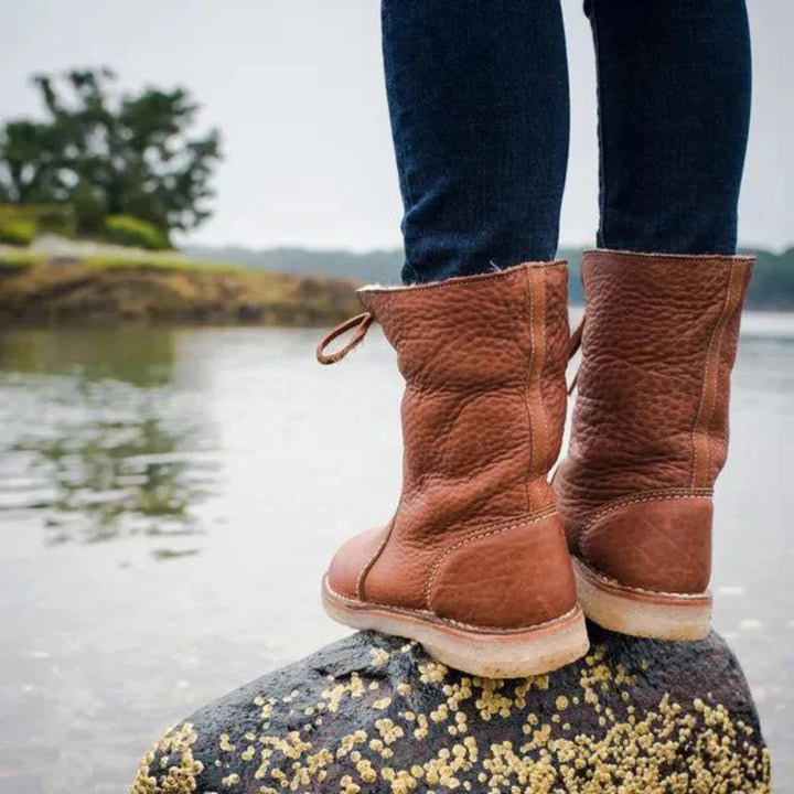 Iona | Women's Lined Pull On Snow Boots