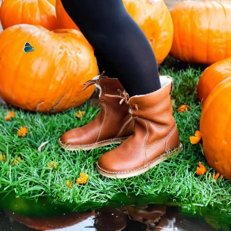 Iona | Women's Lined Pull On Snow Boots