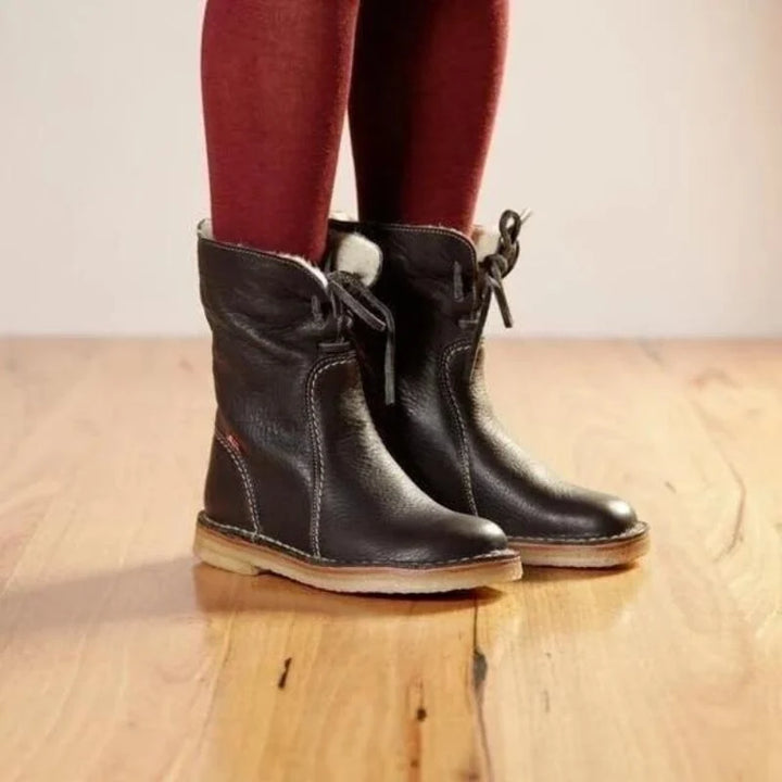 Iona | Women's Lined Pull On Snow Boots