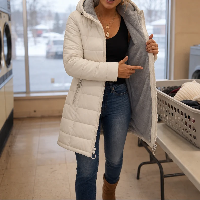 Ivy | Women's Lined Hooded Long Puffer Coat