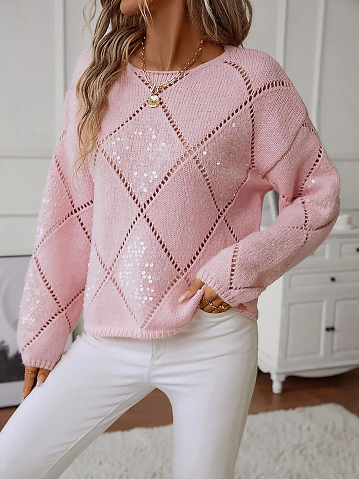Jackie | Women's Sequin Knit Sweater