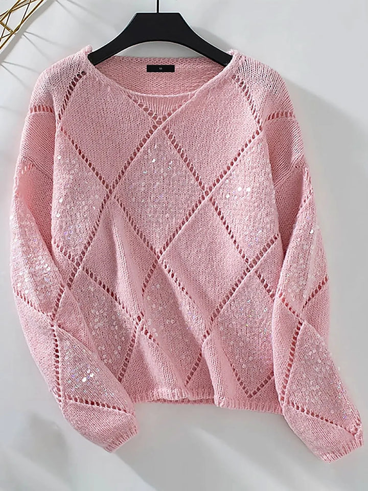 Jackie | Women's Sequin Knit Sweater