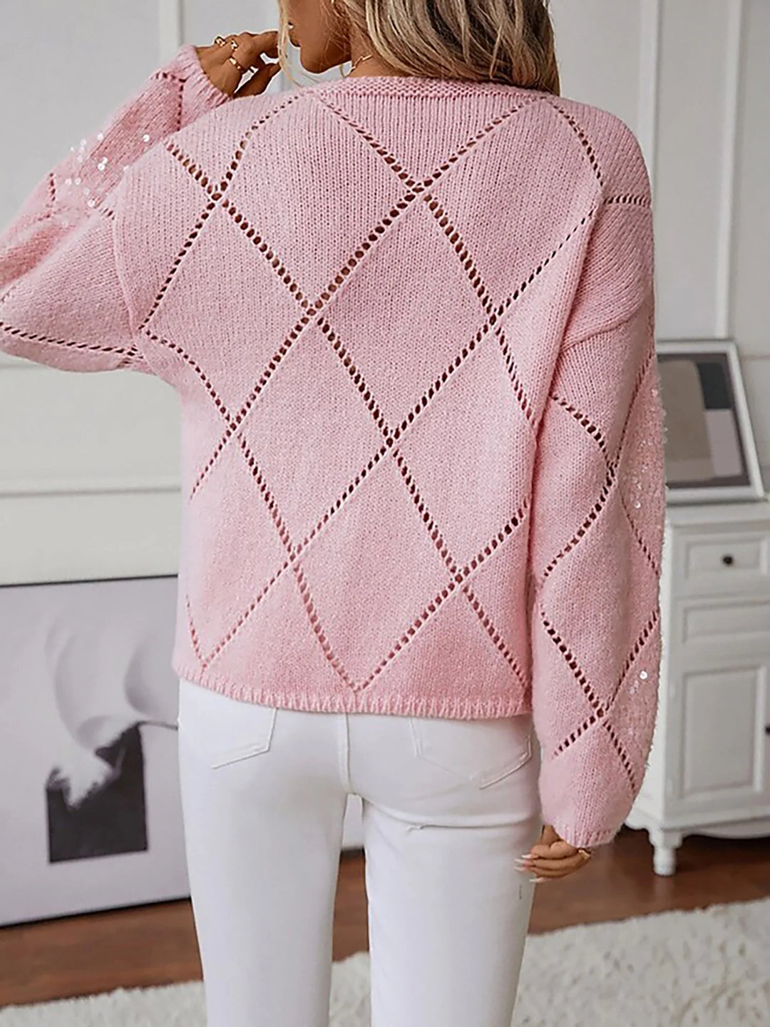 Jackie | Women's Sequin Knit Sweater