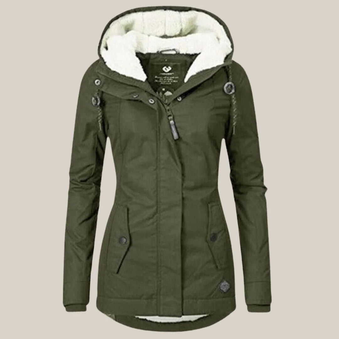 Jacquie | Women's Hooded Lined Winter Jacket