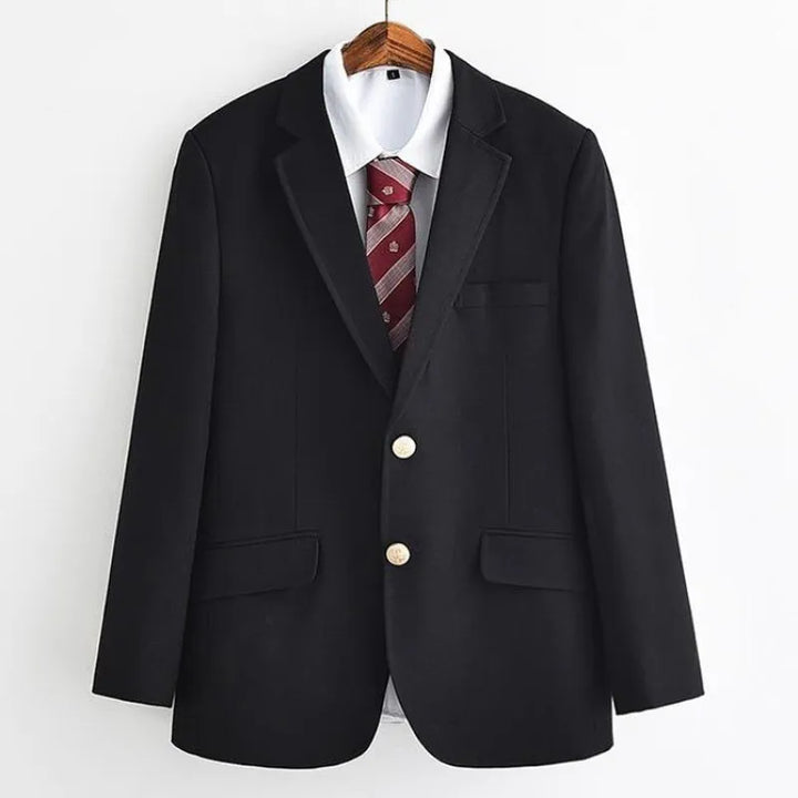 James | Men's Notch Lapel Flap Pocket Blazer Jacket