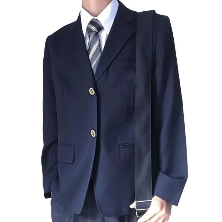 James | Men's Notch Lapel Flap Pocket Blazer Jacket