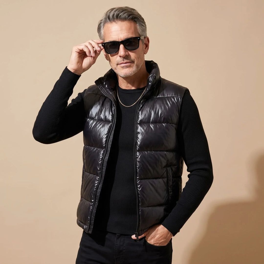 Jasper | Men's Shiny Hooded Lined Puffer Winter Jacket