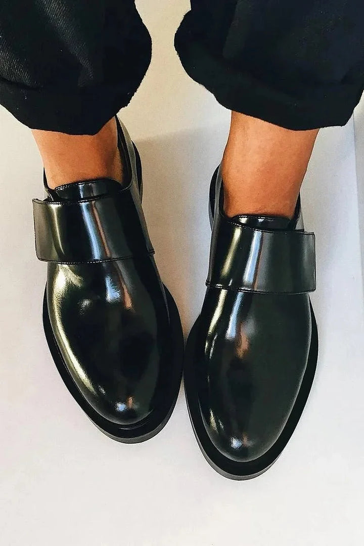 Jeanette | Women's Patent Strap Loafers