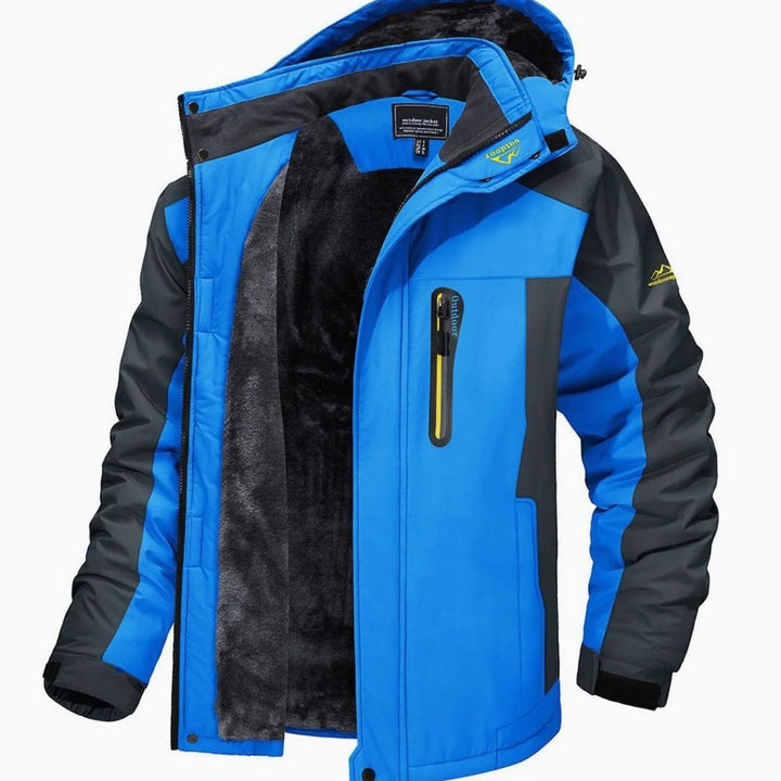 Jeff | Men's Fleece-Lined Hooded Winter Jacket