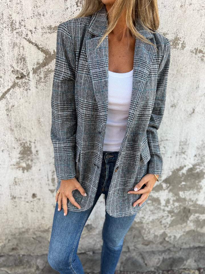 Jenna | Women's Relaxed-Fit Check Blazer