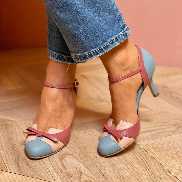 Jennifer | Women's Vintage Ankle-Strap Heels