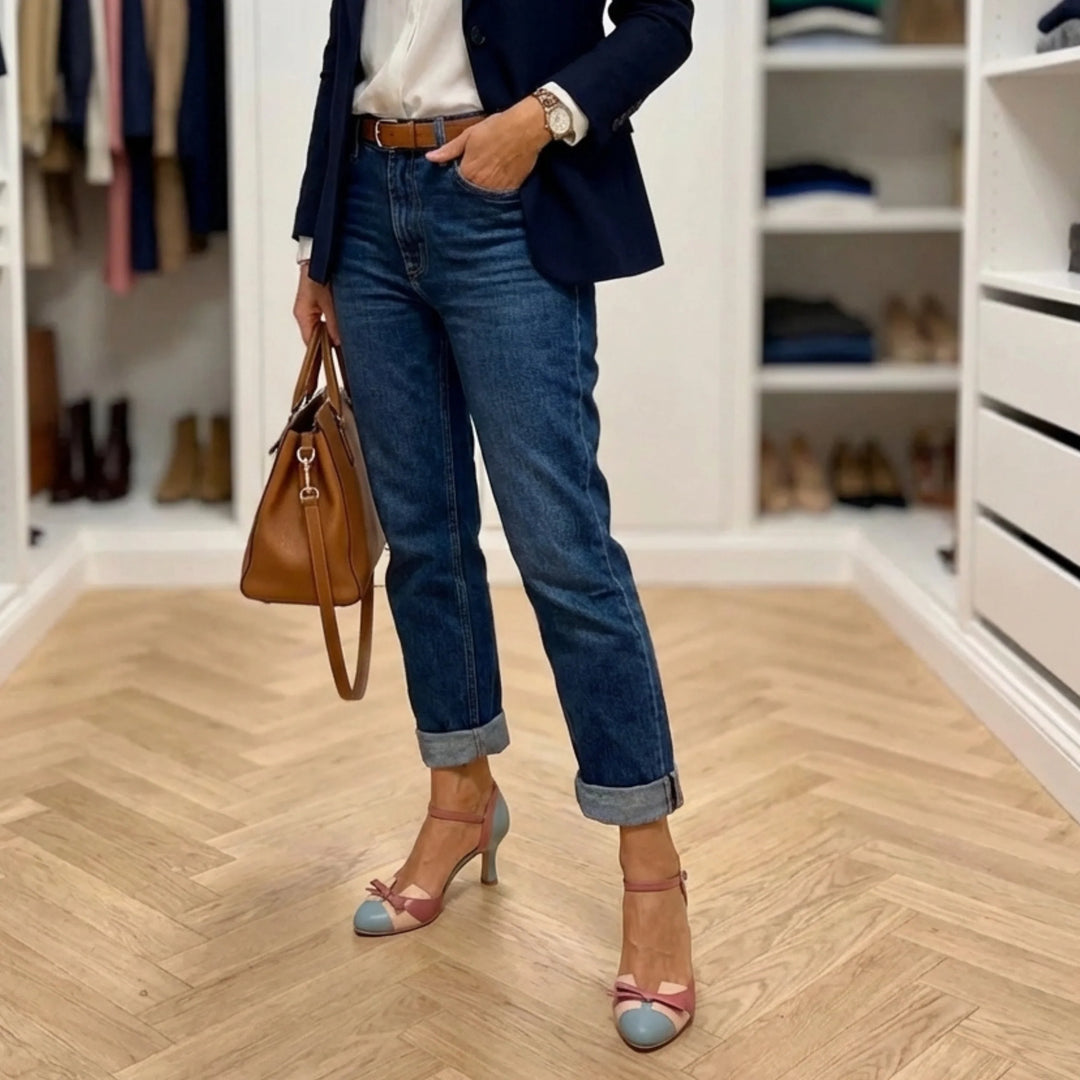 Jennifer | Women's Vintage Ankle-Strap Heels