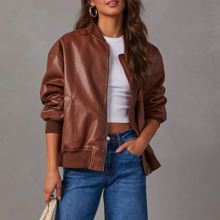 Jocelyn | Women's Oversized Bomber Jacket