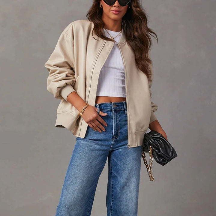 Jocelyn | Women's Oversized Bomber Jacket