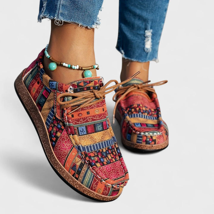 Josee | Women's Patchwork Platform Sneakers