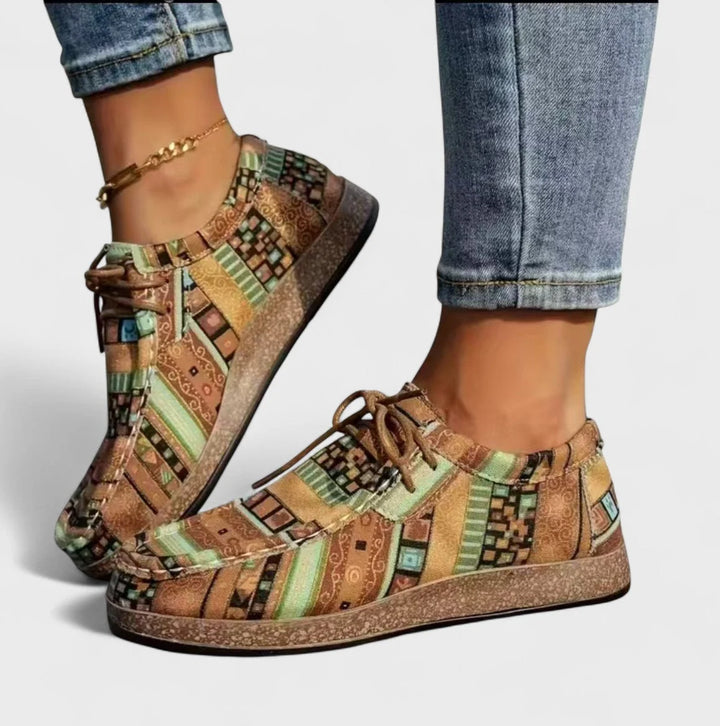Josee | Women's Patchwork Platform Sneakers