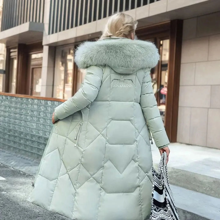 Kathy | Women's Long Hooded Quilted Coat
