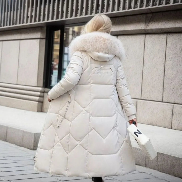 Kathy | Women's Long Hooded Quilted Coat