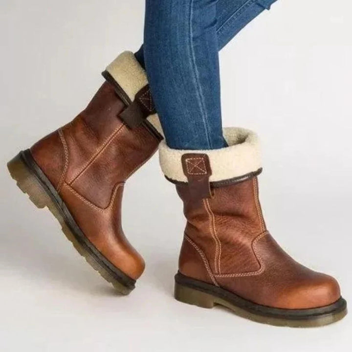 Katie | Women's Lace-Up High-Heel Winter Boots