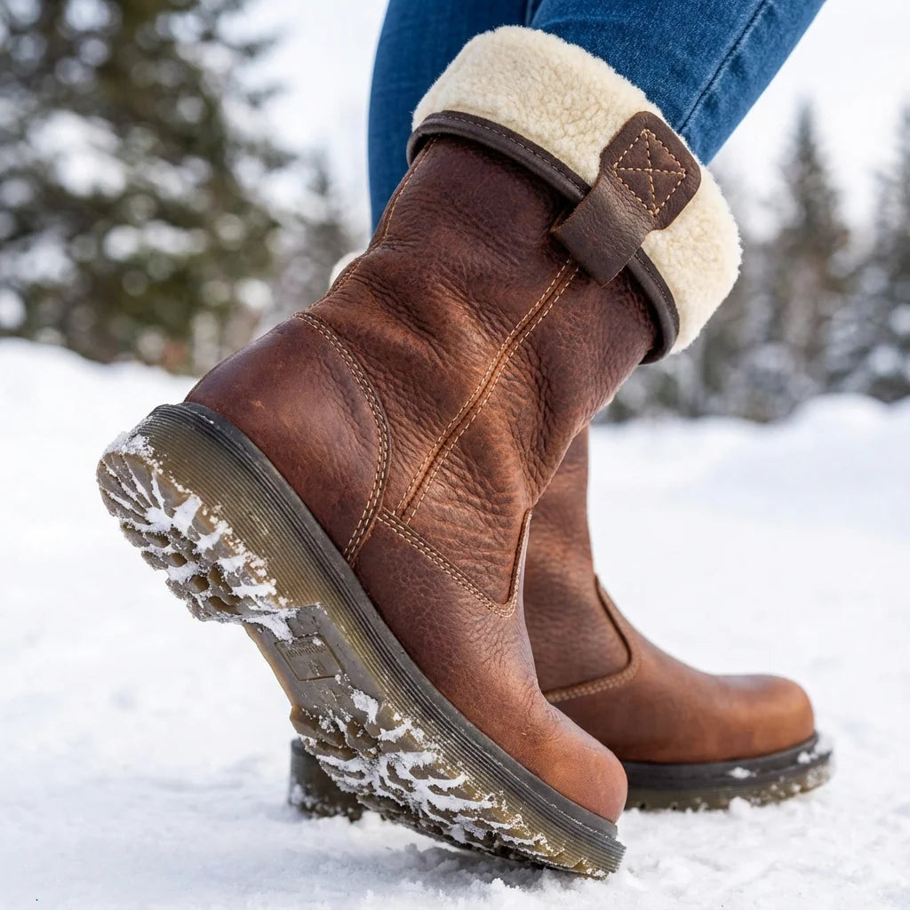 Katie | Women's Lace-Up High-Heel Winter Boots