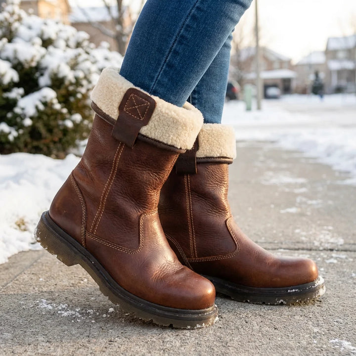 Katie | Women's Lace-Up High-Heel Winter Boots