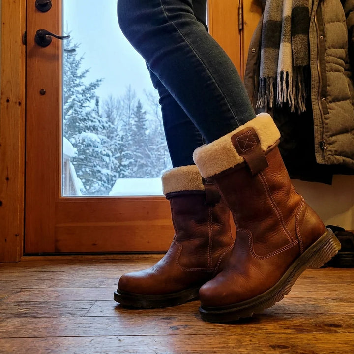 Katie | Women's Lace-Up High-Heel Winter Boots