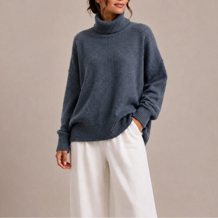 Kelsey | Women's Oversized Turtleneck Sweater