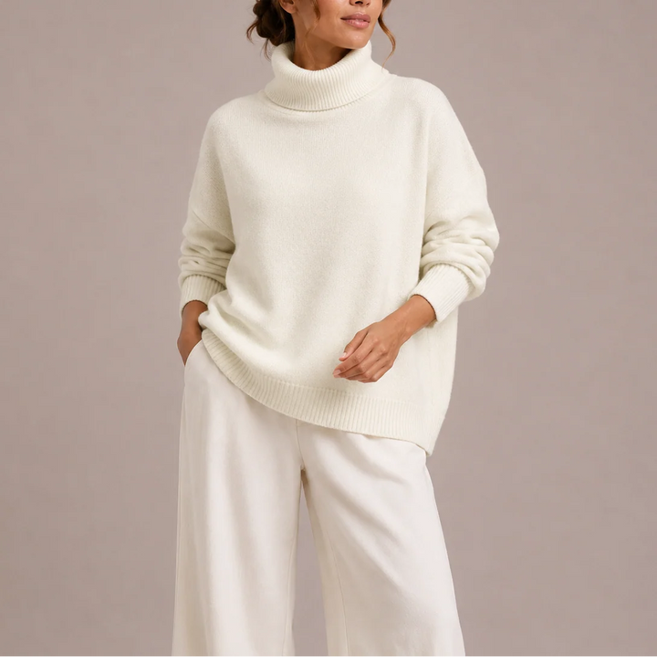 Kelsey | Women's Oversized Turtleneck Sweater