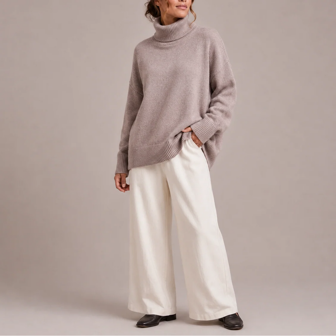 Kelsey | Women's Oversized Turtleneck Sweater