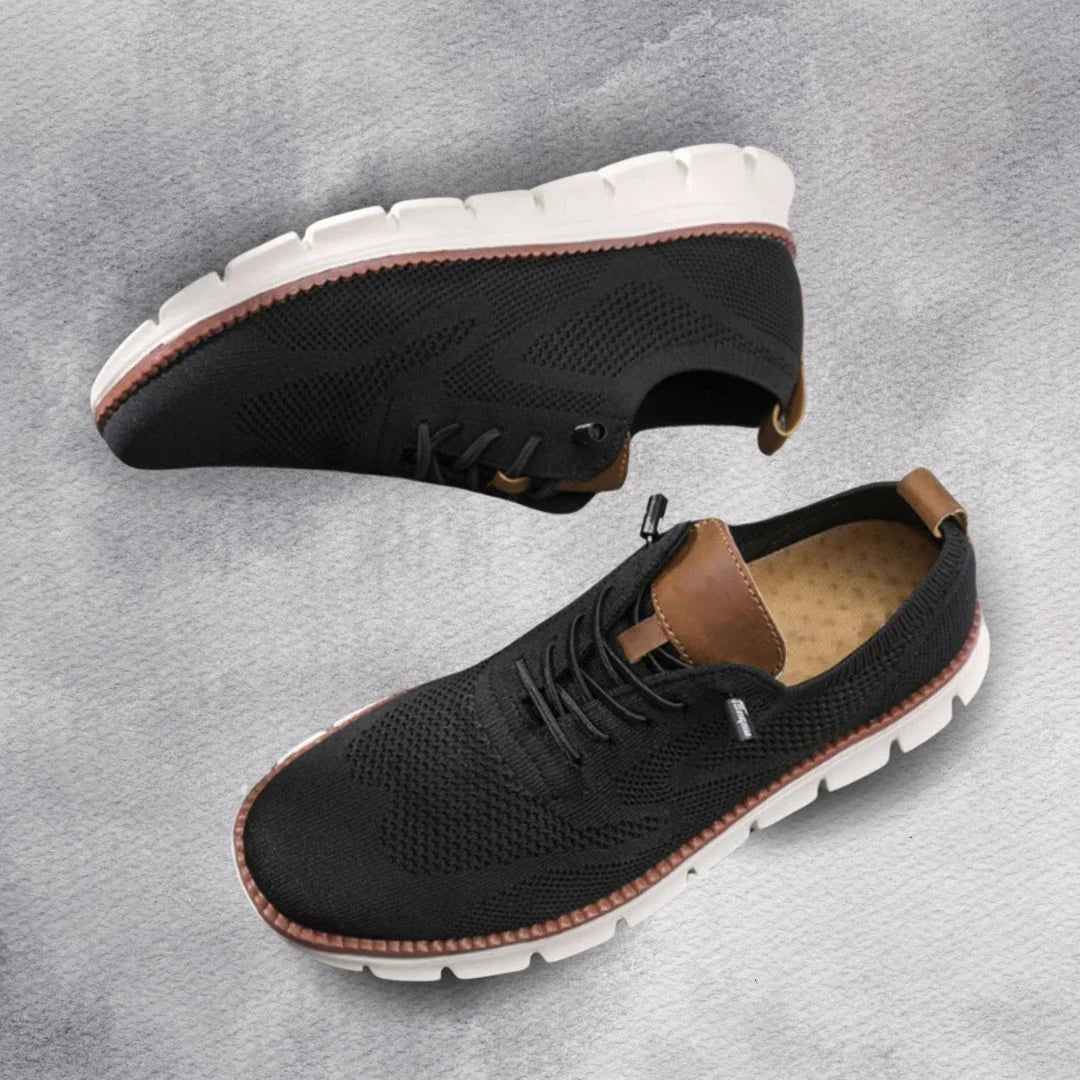 Kerri | Men's Knit Lace-Up Sneakers