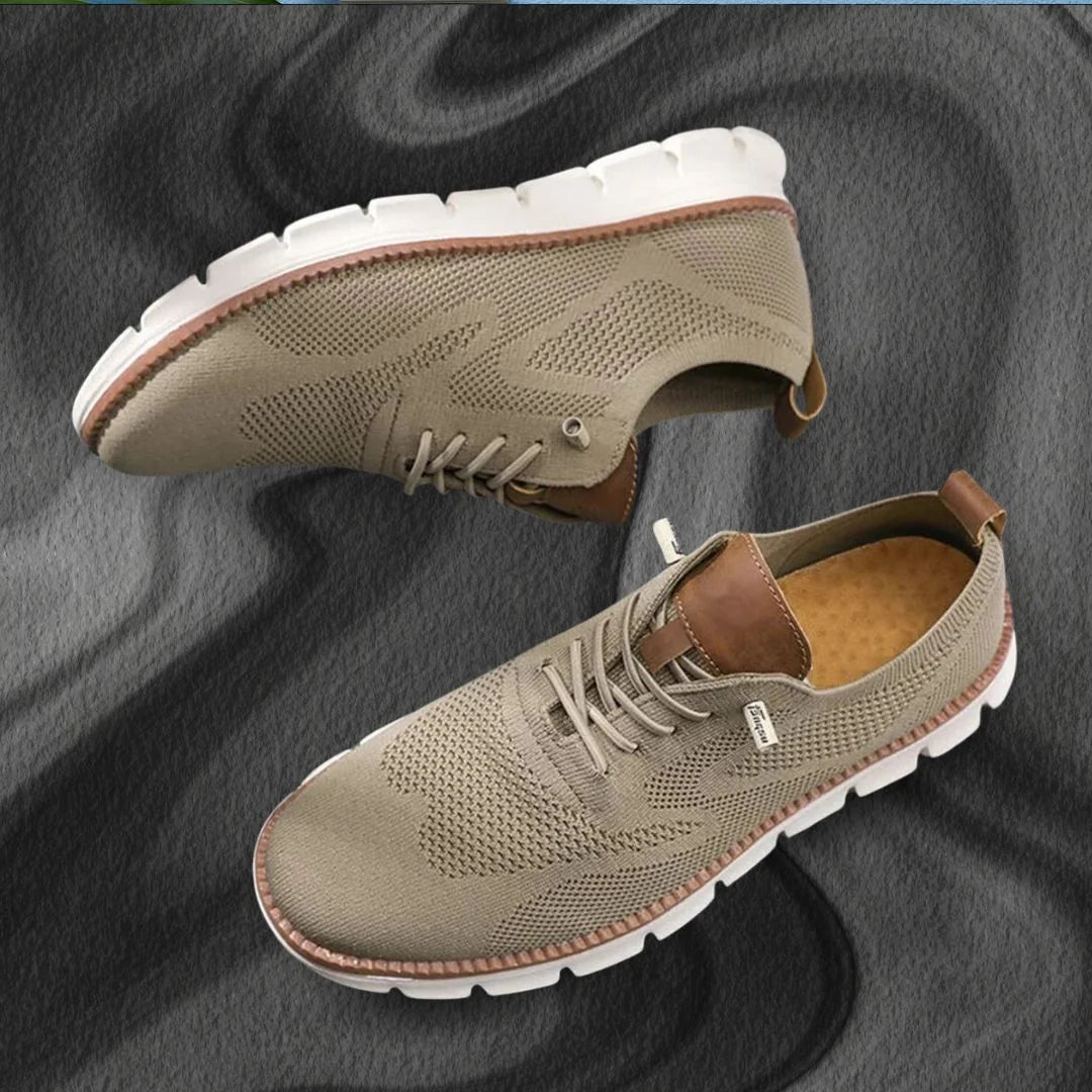 Kerri | Men's Knit Lace-Up Sneakers