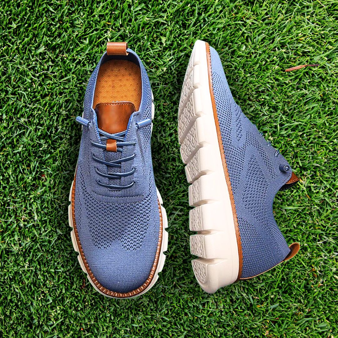 Kerri | Men's Knit Lace-Up Sneakers
