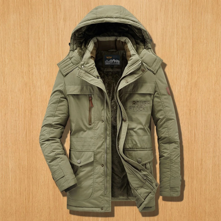 Kieran | Men's Hooded Lined Multi Pocket Winter Parka