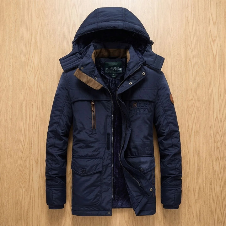 Kieran | Men's Hooded Lined Multi Pocket Winter Parka