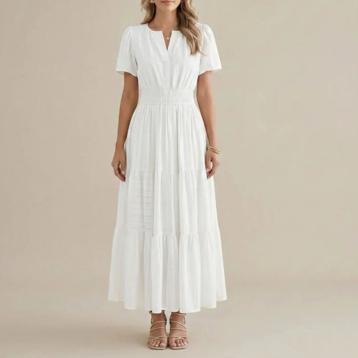 Kimberley | Women's Smocked Waist Maxi Dress